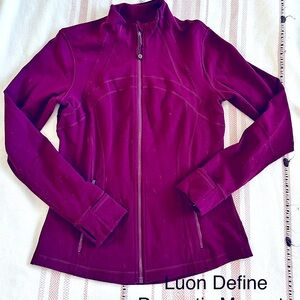 Size 12 Lululemon Define Lupn jacket